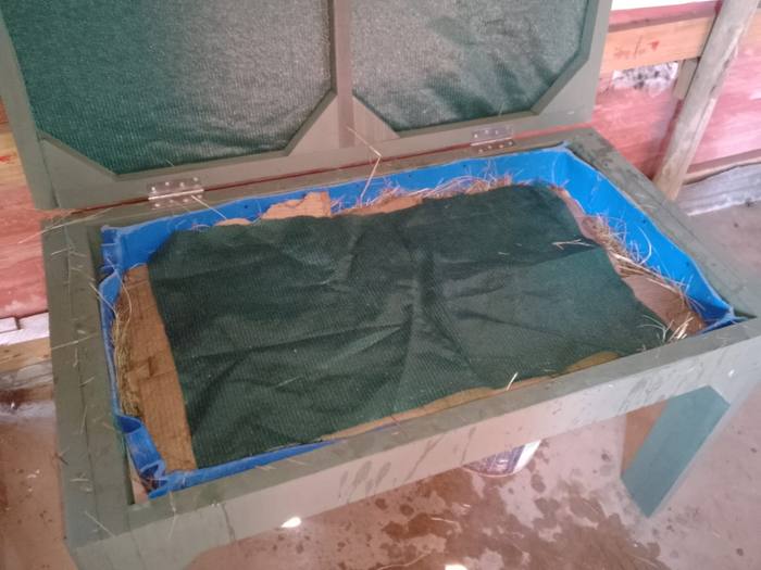 Worm farm used to build soil fertility